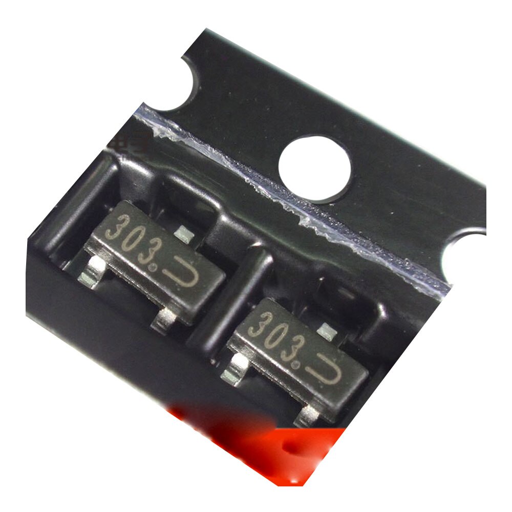 10pcs/lot FDV303N FDV303 SOT-23 In Stock