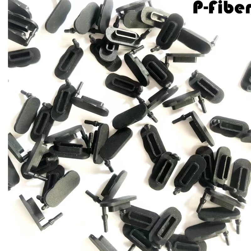 100pcs Type-C rubber dust plug charging port silicone plug silicone waterproof protective cover