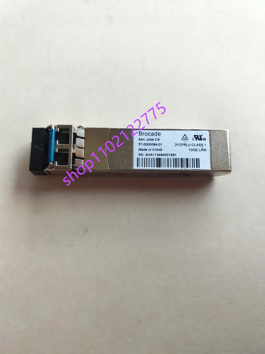 Brocade 10GB SFP Module 57-0000084-01/LC-LC 10GE LRM Single-Mode Optical Transceiver/Brocade 10g SFP LRM