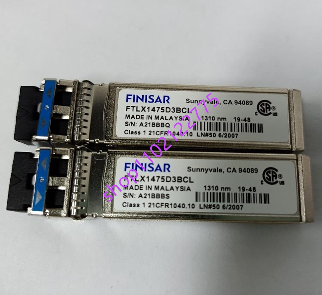 Finisar 10GB Fiber Transceiver FTLX1475D3BCL/Ic-Ic 10G-1310nm-10km Single Module Optical Fiber Transceiver/Finisar 10g 10km Sfp