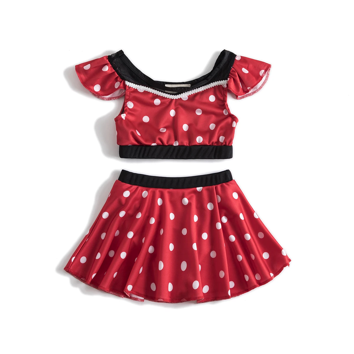 Toddler Girls Princess Swimsuits Bathing Suits Baby Girl One Piece Swimwear Tankini Minnie dresses Minnie costume