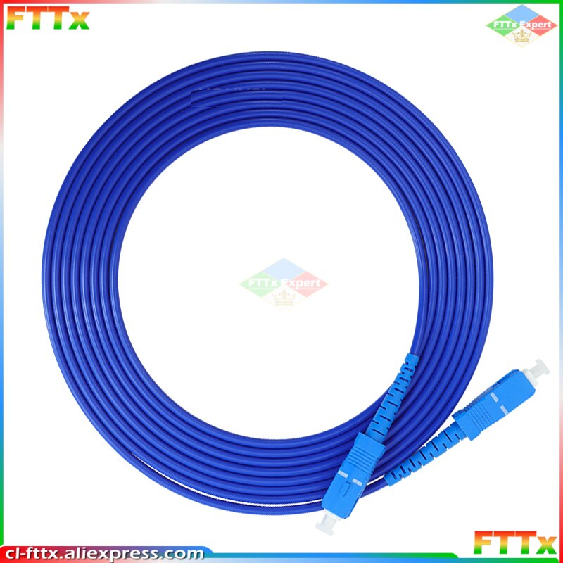 SC-SC UPC Armored Fiber Optical Cable Patch Cord Simplex SM FTTH Fiber Optic Jumper Cable 3m/5m/10m/15m/20m/30m