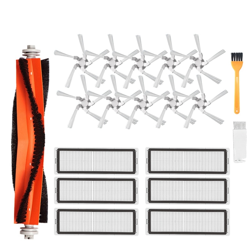 Roller Brush Side Brush Filter Replacement Parts For Dreame Bot W10 W10 Pro Robotic Vacuum Cleaner
