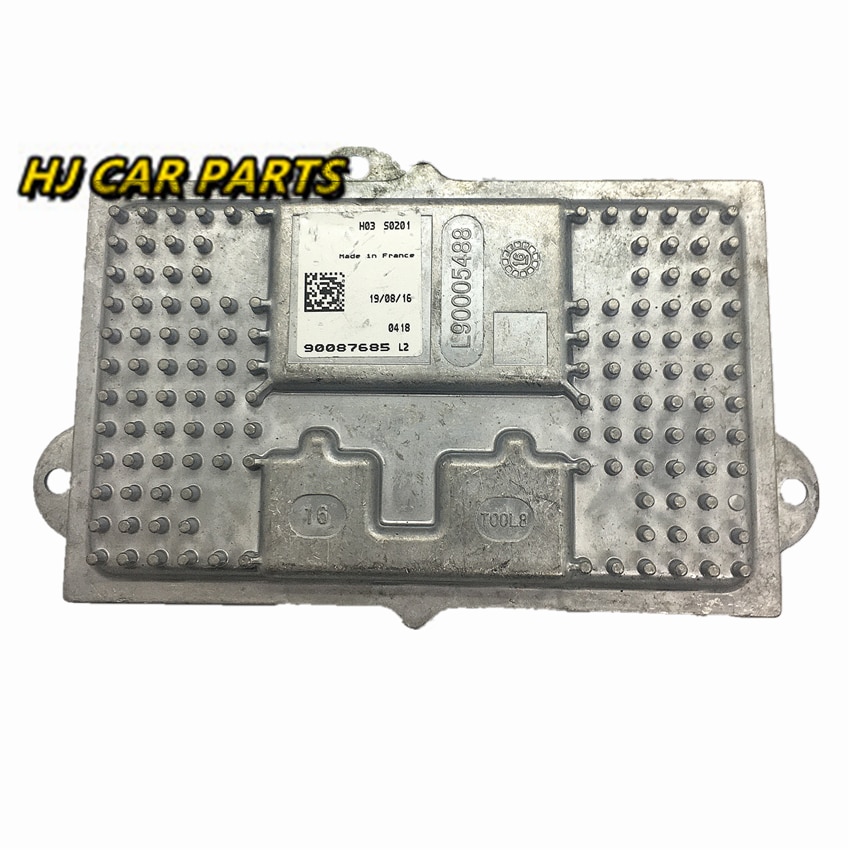 Original Used 90087685 H03 S0201 Headlight LED Driver Control Module L90005492 Car Light Accessories