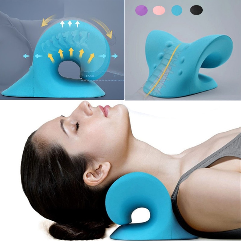 Neck Hump Corrector Neck Relief Relaxer Cervical Vertebra Pillow Anti-bow Traction Pillow Neck Repair Curvature Correctoror