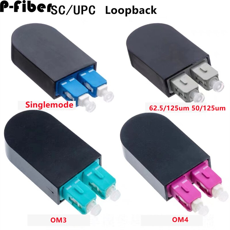 10pcs SC fiber optic loopback SC/APC OM3/OM4 single mode sm-9/125 OM1 OM2 multimode mm50/125 62.5/125 optional