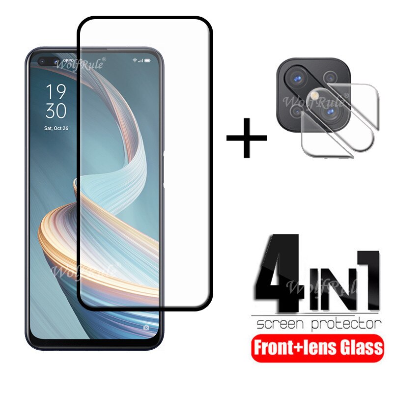 4-in-1 For OPPO Reno 4Z 5G Glass For OPPO Reno 4Z 5G Tempered Glass Full Screen Protector For OPPO Reno 4Z 5G Lens Glass 6.57&qu