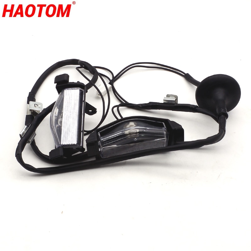 Car Rear License Plate Lights Assembly with Bulb For Mazda 3 2003 2004 2005 2006 2007 2008 BS1E-51-270