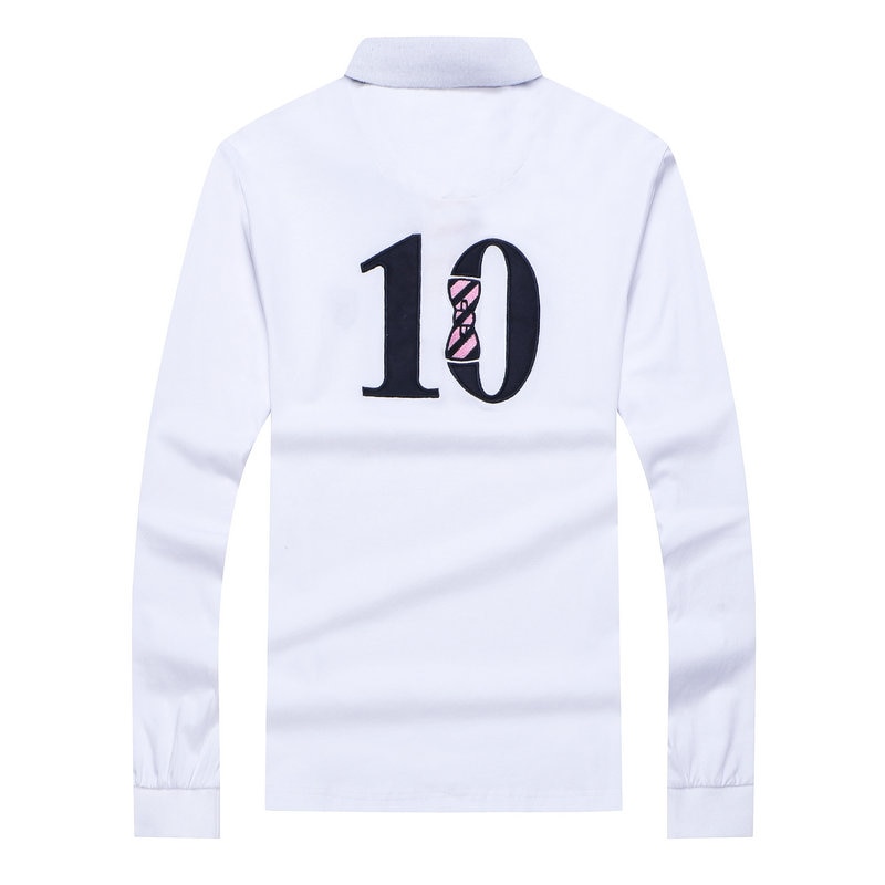 Office POLOS Spring 2023 Winter Mens Long Sleeve Full Shirts Pure Cotton Size M TO 3XL High Quality Letter 10 Design Polo Shirt