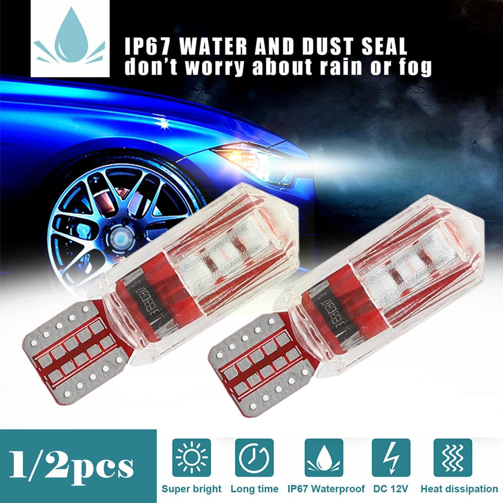 2pcs Multi-color Wide Light Car Led Decoding Wide Light Light-emitting Accessories Bulbs Auto Car Bulb Light Lamp Led Car D Q4p7
