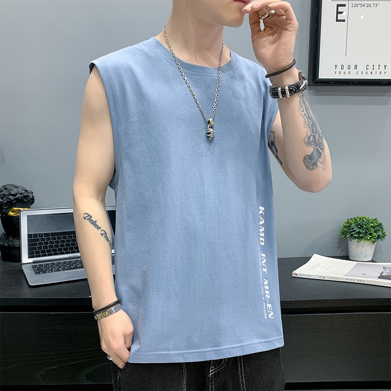 2023HOT ZNG 2020 new summer short-sleeved men's breathable embroidery 100% cotton retro short men