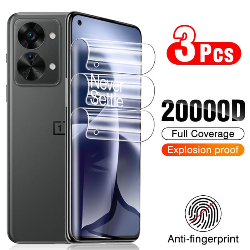 3Pcs Hydrogel Film For Oneplus Nord 2T Screen Protector 3D For One Plus Nord 2T CE2 Lite CE 2 Lite Nord2 Nord2T Protective Glass