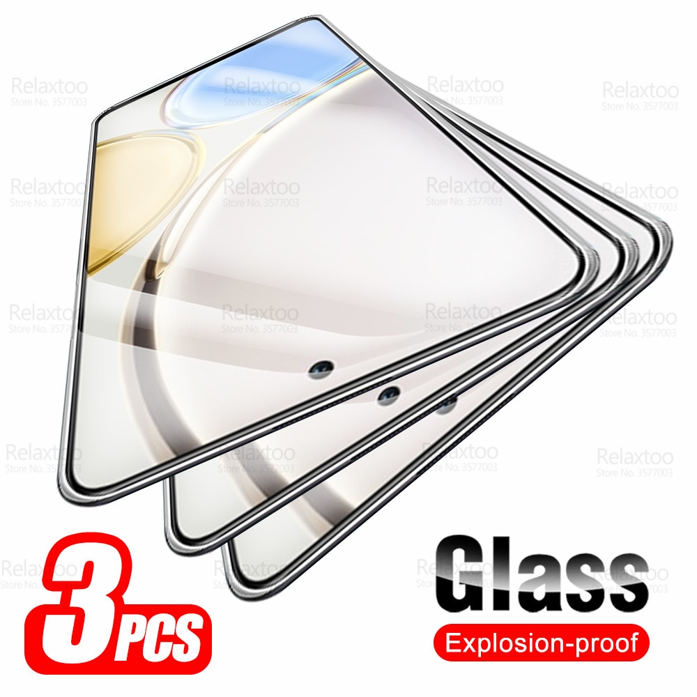 3Pcs Full Cover Tempered Glass For Honor Magic4 Lite 5G Glass Screen Protectors Honer Magic 4 Light 4Lite Safety Protective Film