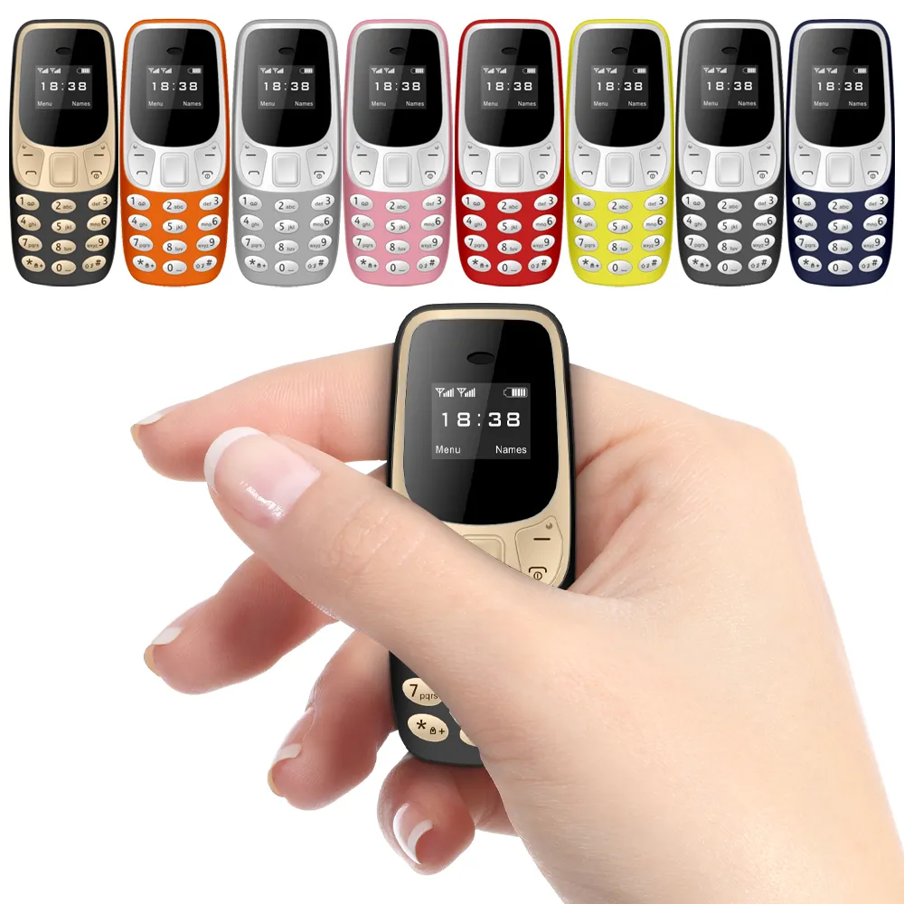 SERVO BM10 Small Mobile Phone Bluetooth Earphone Voice Changer Dialer Low Radiation Call Recording 2 SIM Mini Unlocked Cellphone