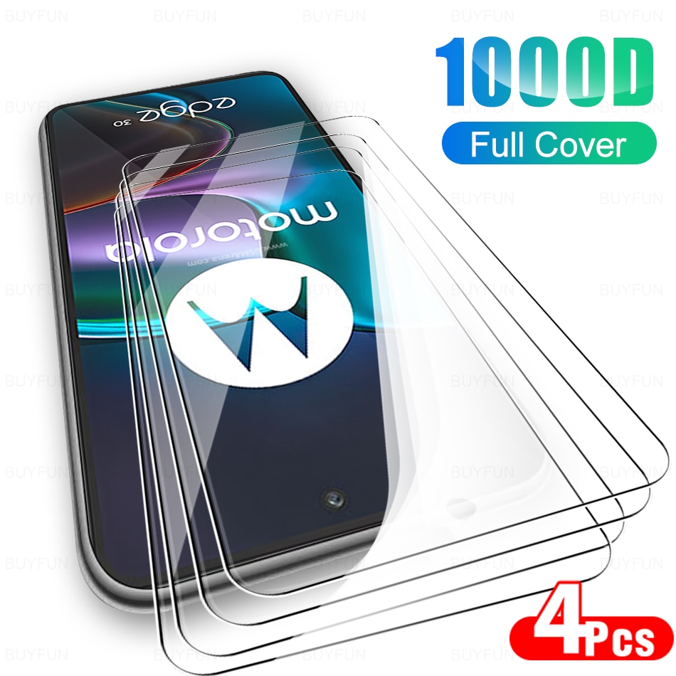 4pcs Glass For Motorola Edge 30 Pro Tempered Glass Screen Protectors For Motorola Edge 20 Lite Edge20 Edge30 Mobile Phones Film