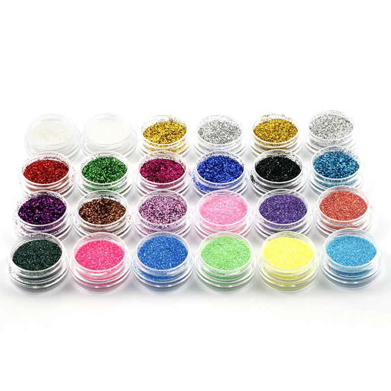 Mirror Nail Lash Powder Metallic Colorful Glitter Shinning Dazzling Nail Art Decoration Glitter Gel Polish Holographic Pigment
