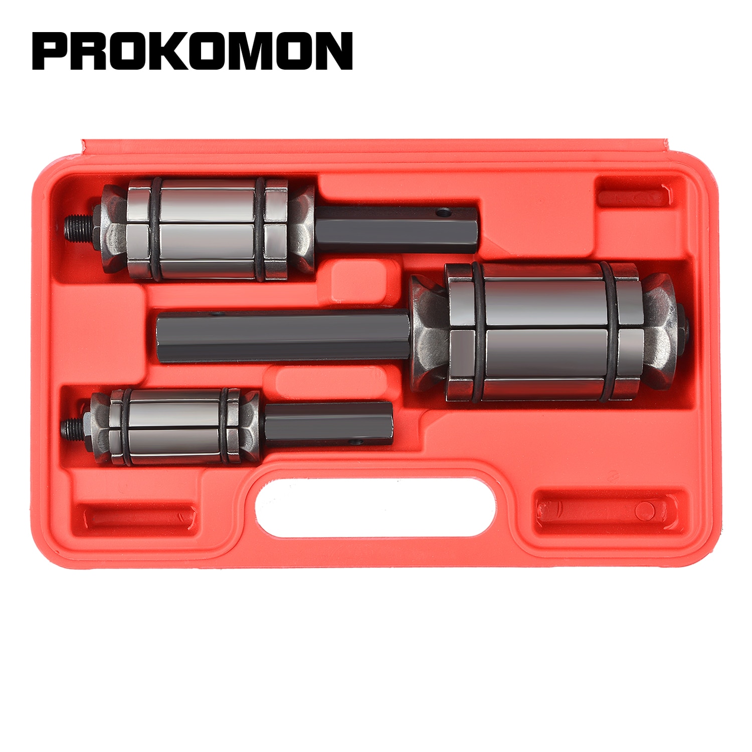 Prokomon 3Pcs Car Exhaust Pipe Expansion Tools Set Automotive Exhaust Tail Expander Dent Remover Muffler Tailpipe Toolkit