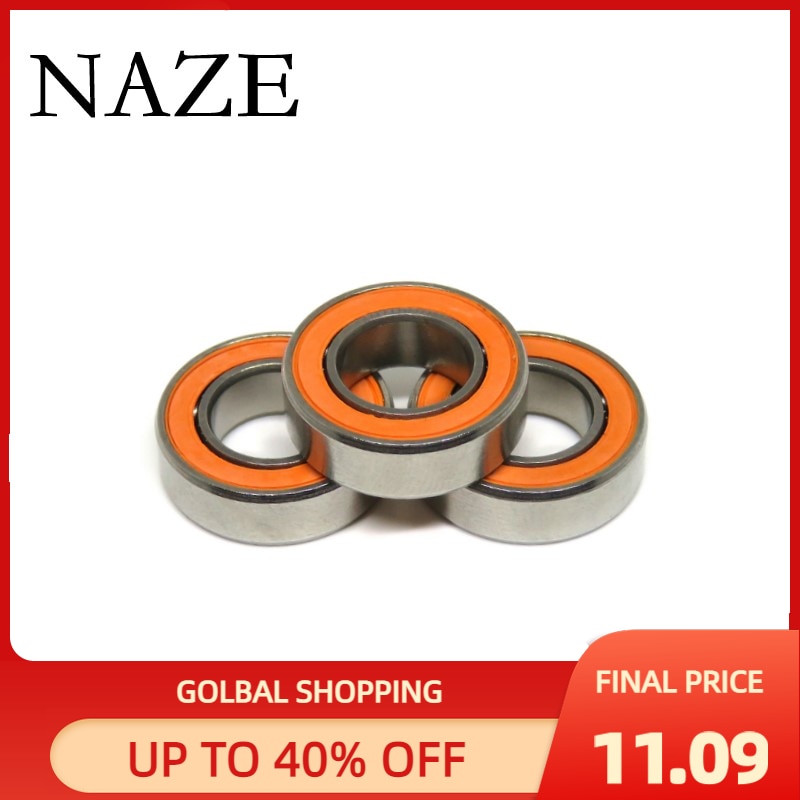 2Pcs SR2 2RS ABEC-7 Stainless Steel Hybrid Ceramic Bearing SR2RS 3.175x9.525x3.97mm High speed Imperial Fishing Reel bearing