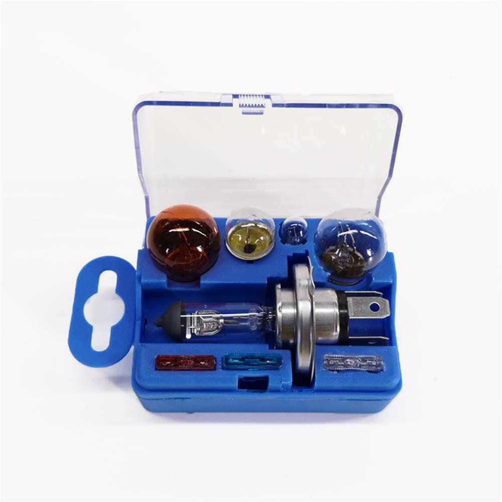 8Pcs H4 Bulb Combination SetCar UV-resistant Stainless Lamp Emergency Kit Emergency Car Headlight Bulbs