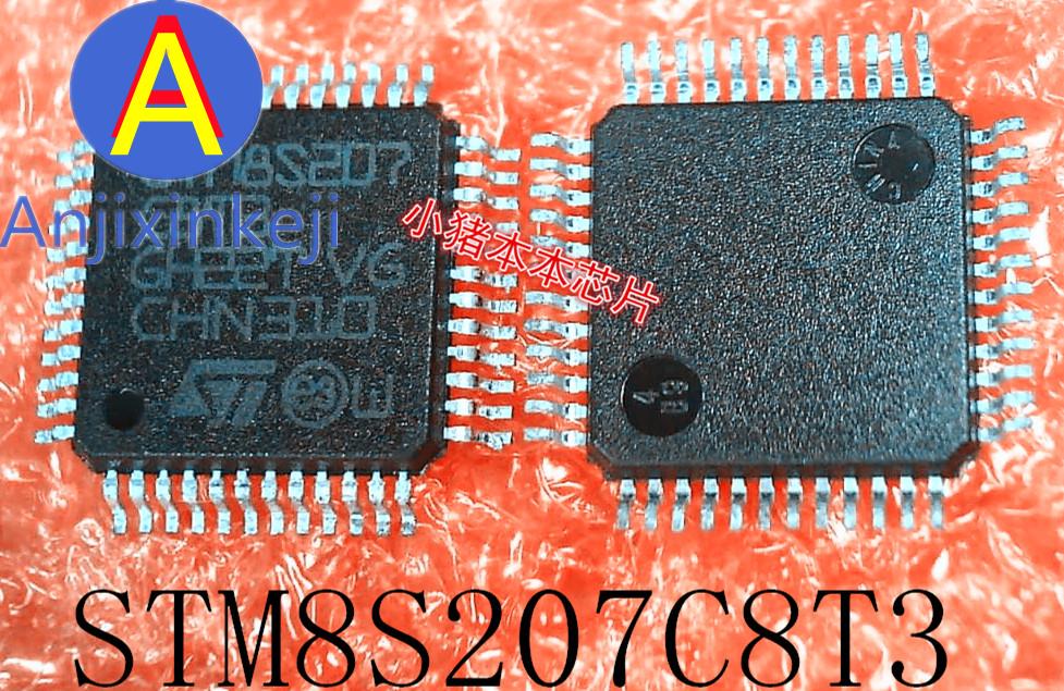 5pcs 100% orginal new best quality STM8S207C8T3 STM8S207CBT3S STM8S207 STMBS207 QFP48
