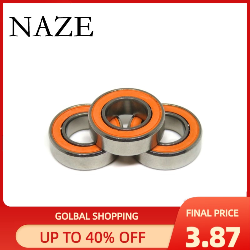 NAZE 1Pcs SMR52C 2RS SMR63C 2RS SMR83C 2RS SMR74C 2RS SMR84C SMR104C ABEC7 Stainless Steel Ribbed Hybrid Ceramic ball bearing