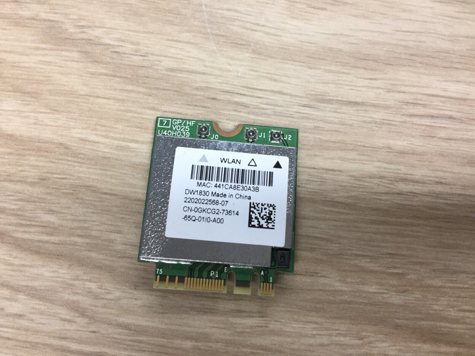 GENUINE FOR DELL WIRELESS 1830 WLAN BT NGFF CARD GKCG2 0GKCG2