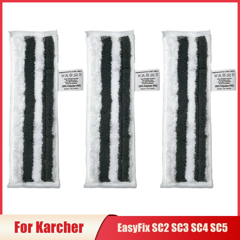 Microfibre Steam Mop Cloth Parts For Karcher Easyfix SC2 SC3 SC4 SC5 Handheld Vacuum Cleaner Washable Mop Rags Accessories