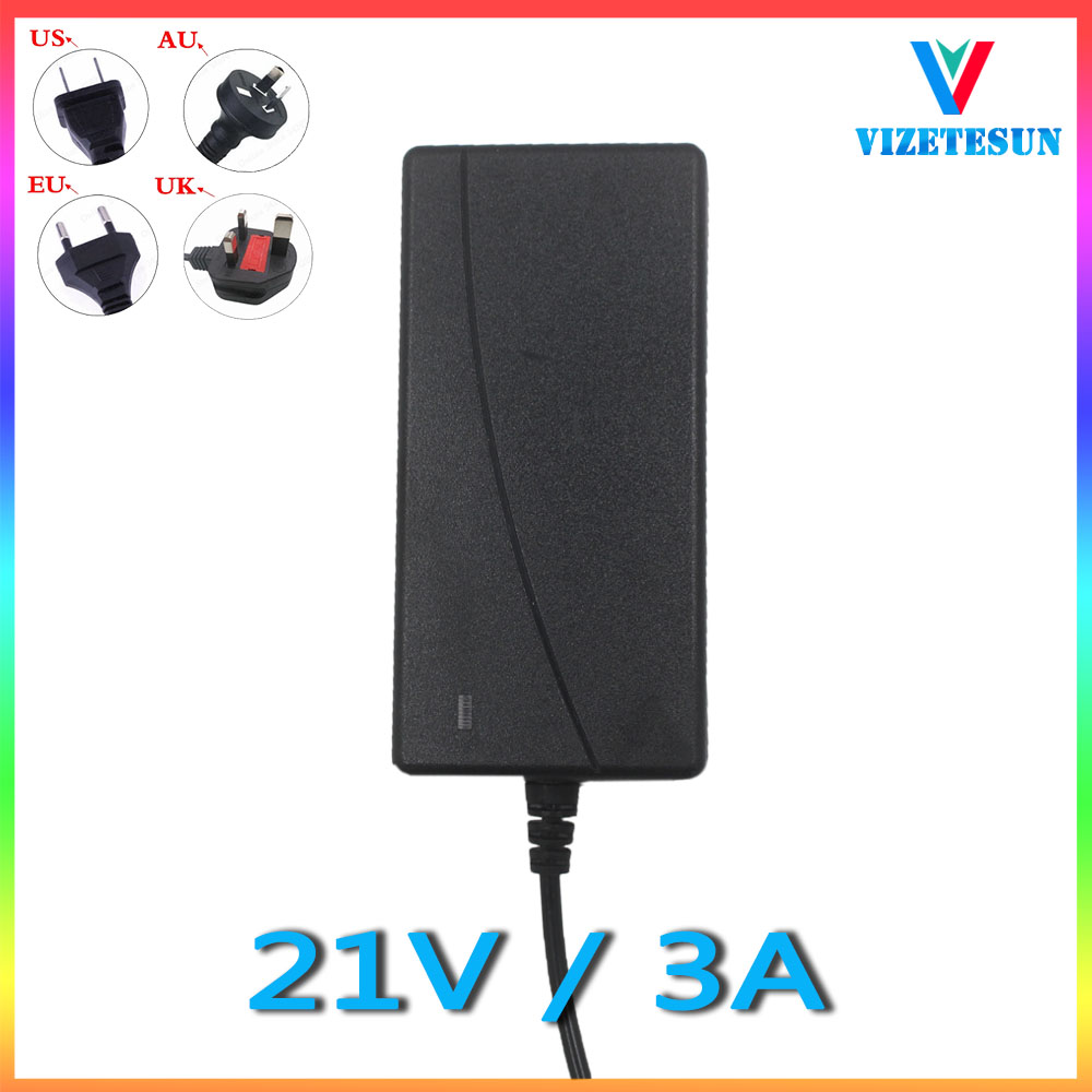 21V 3A LCD Monitor Power Adapter 21V 3000MA Charger Power Cord