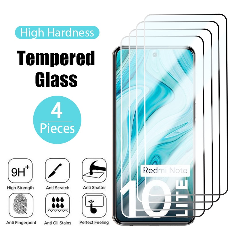4PCS Tempered glass for Redmi note 11 10 9 8 7 Pro Max 4G screen protector for Redmi note 10 9 8 11S 11T 10S 10T 9T 9S 8T glass