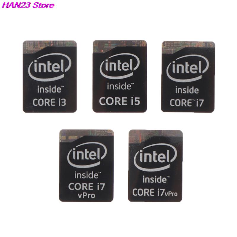 Variety Of Choices Original 4th Generation I3 I5 I7 Celeron Intel Core Sticker Label 5PCS Label Laptop Metal Sticker