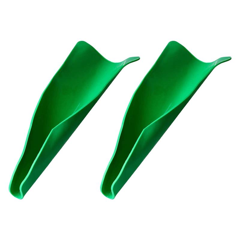 2Pcs Wear-resistant Drain Funnels Convenient Flexible Funnels Portable Oil Funnels
