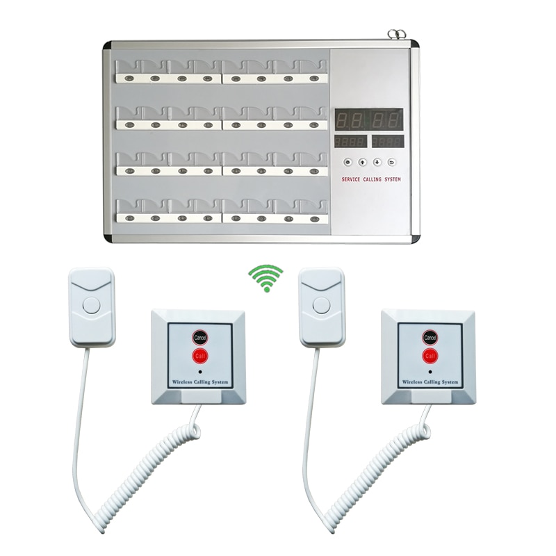 Wireless Bed Call Button Host Receiver with Voice Reporting for Nurse Pager System Hospital Clinic Ward