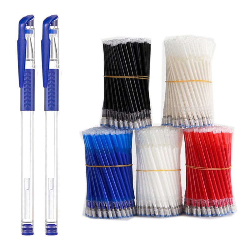 42Pcs/set High Temperature Disappearing Fabric Refills Textile Pen Heat Erase Dressmaking Fabric PU Leather Sewing