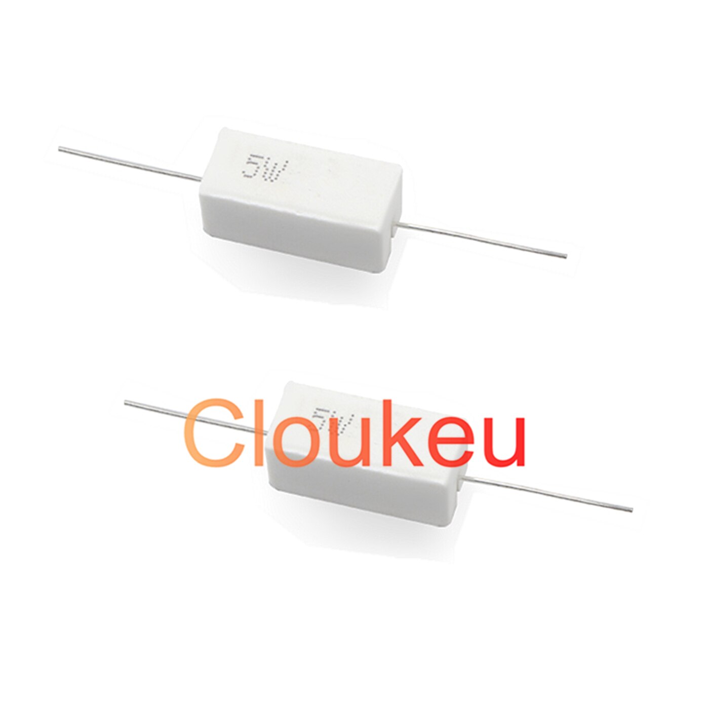 Cement resistor Horizontal type SQP RX27 5W 5% 6.8K 7K 7.5K 8K 8.2K 9.1K 10K 12K 15K 18K 20K 22K 24K 25K 27K 30K 33K 36K 39K ohm