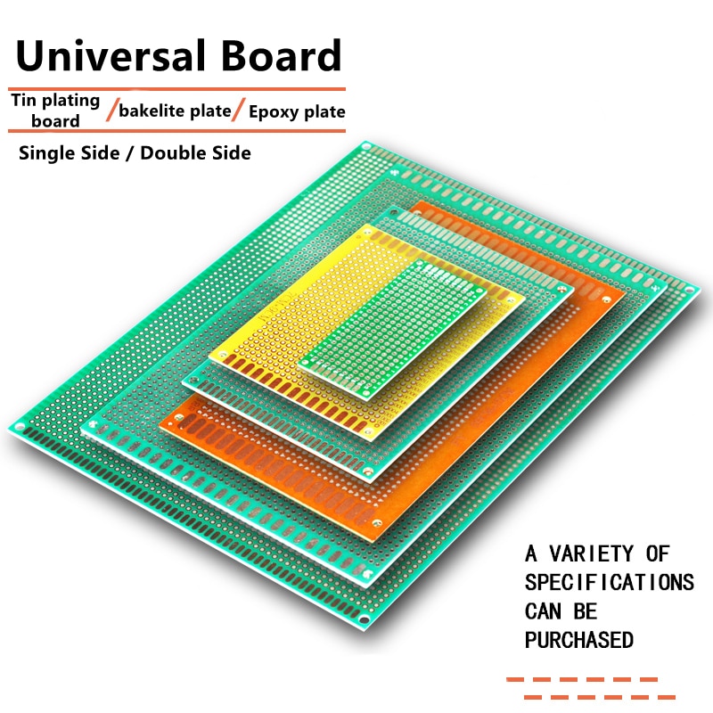 1PCS 2*8/3*7/4*6/5*7/7*9 double-sided PCB DIY universal circuit board