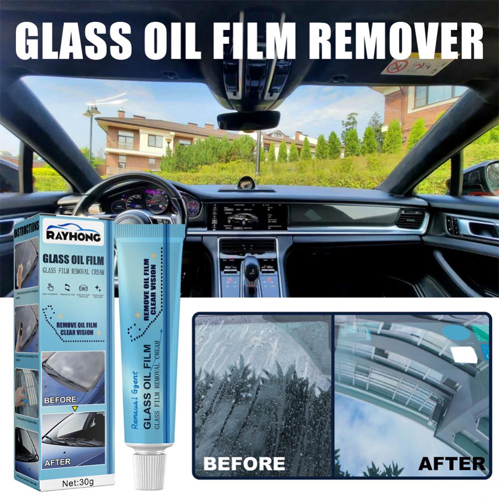 Auto Front Windshield Window Decontamination Rain-proof Remove Oil Film Clean Paste Car Glass Oil Film Remover Cleaner