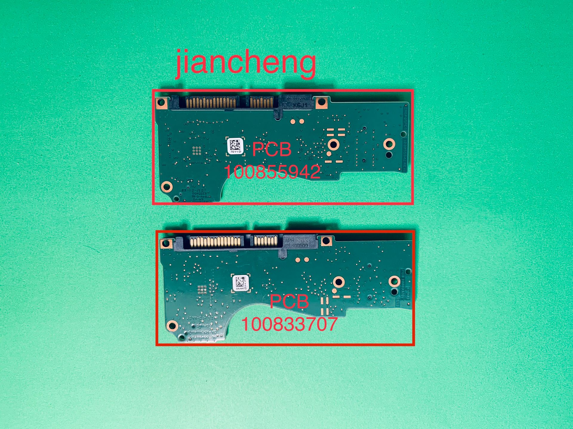 Seagate HDD 100855942 Rev B hard disk logic board PCB 100833707 Rev B