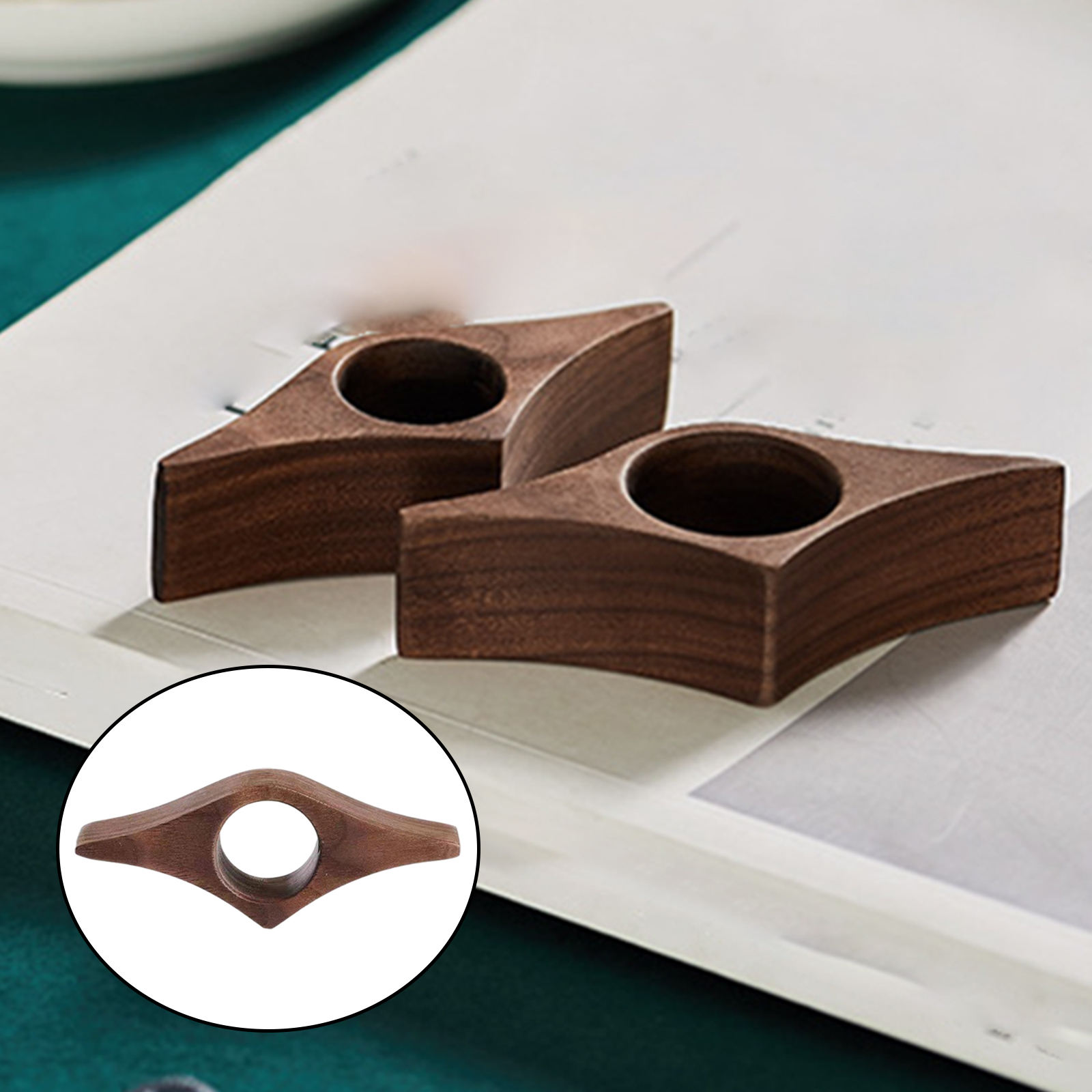 Thumb Book Holder Wooden Gifts Reading Supplies Natural Literary Wood Convenient Bookmark for Library Bedroom Book Adults Kids