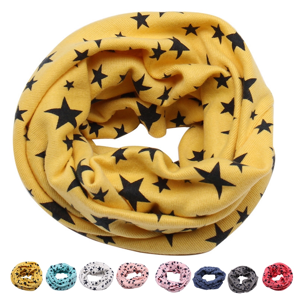 Scarves Children Warm Cotton Children Shawl Winter Fashion Children Scarf Print Pattern Comfortable Set Head Scarves Child