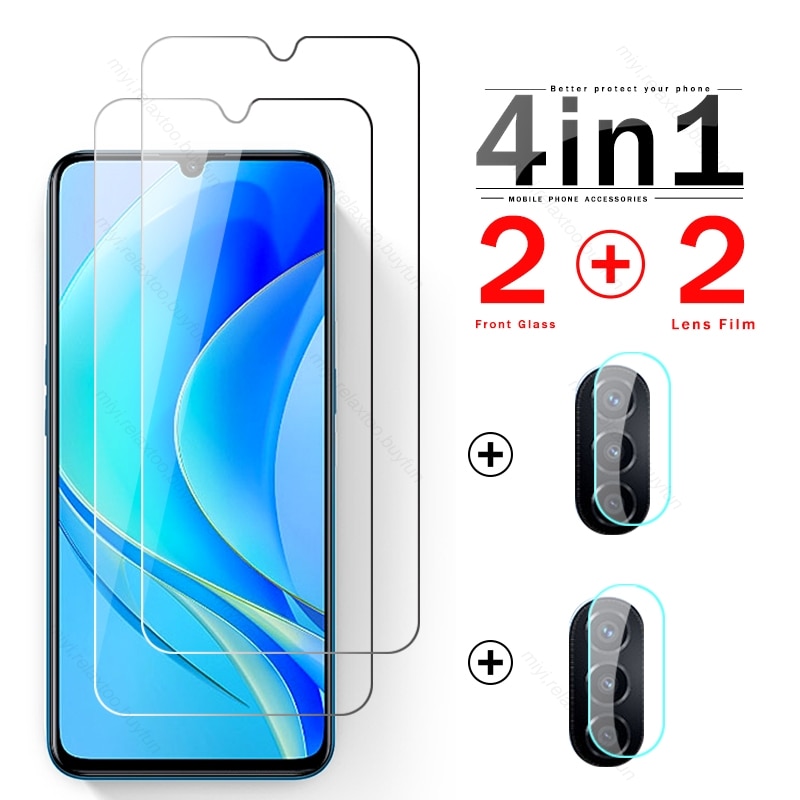NovaY70 Glass 1to4 Camera Glass For Huawei Nova Y 70 Y70 Plus Protective Glass Hauwei Nova Y70+ 2022 Screen Protector Film Cover