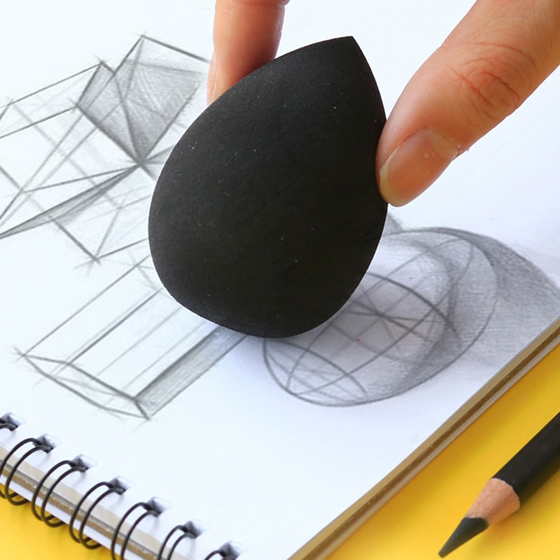 Soft Sponge Sketch Rubbing Ball Art Painting Supplies for Adjust Brightness Shadow Transition 6*4 Cm NEW