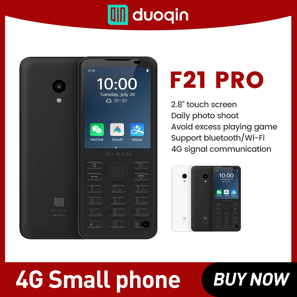 Qin F21 Pro Smart Touch Screen Phone, Android 11, 3GB + 32GB, 2120mAh, 5MP, Cheap Smartphones with Keyboard, 2.8"