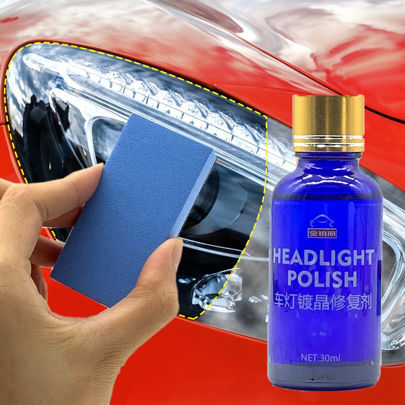 1PCS 30ML Car Headlight Repair Coating Solution Repair Kit Oxidation Rearview Coating Headlight Polishing Anti-scratch Liquid