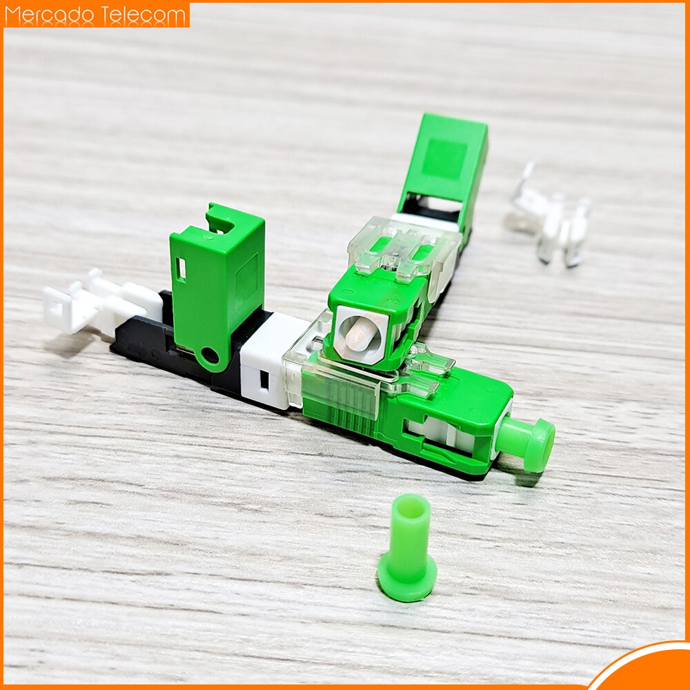 Free Shipping 100, 200PCS/Lot FTTH ESC250D SC APC & SC UPC Single-Mode Fiber Optic Quick Connector FTTH SM Optic Fast Connec