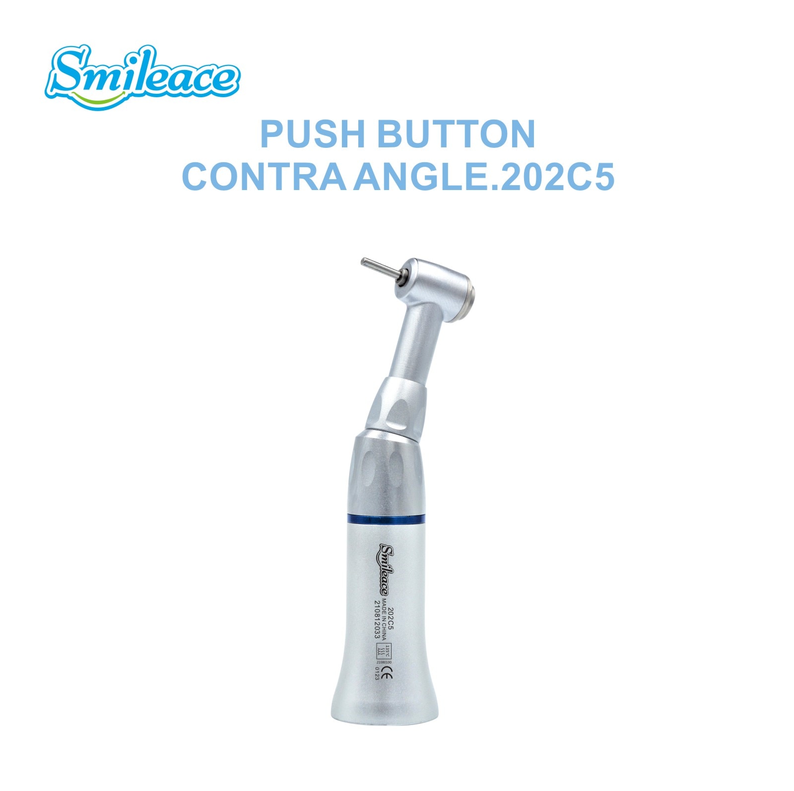 Dental 1:1 Low Speed Handpiece Push Button Contra Angle