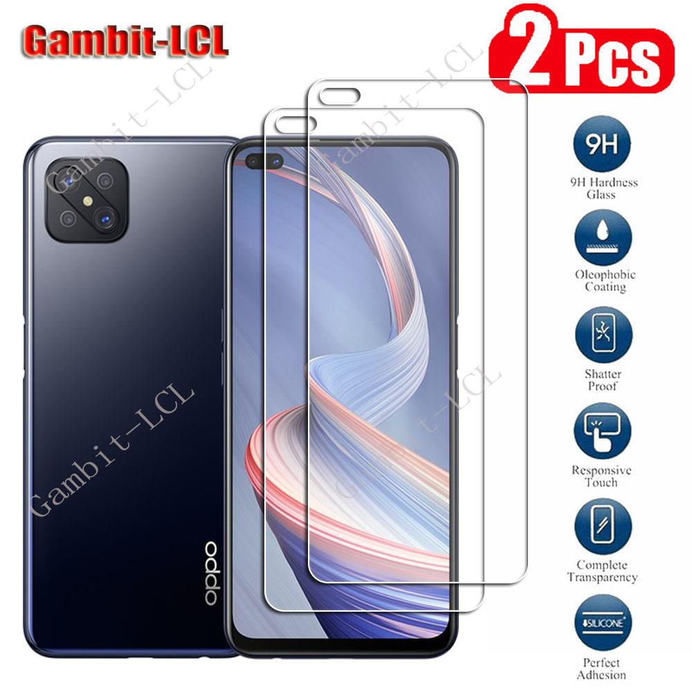 2PCS 9H Original Tempered Glass For OPPO Reno4 Z 5G 6.57" CPH2065 A92s Reno 4 4Z Reno4Z Screen Protector Protection Cover F