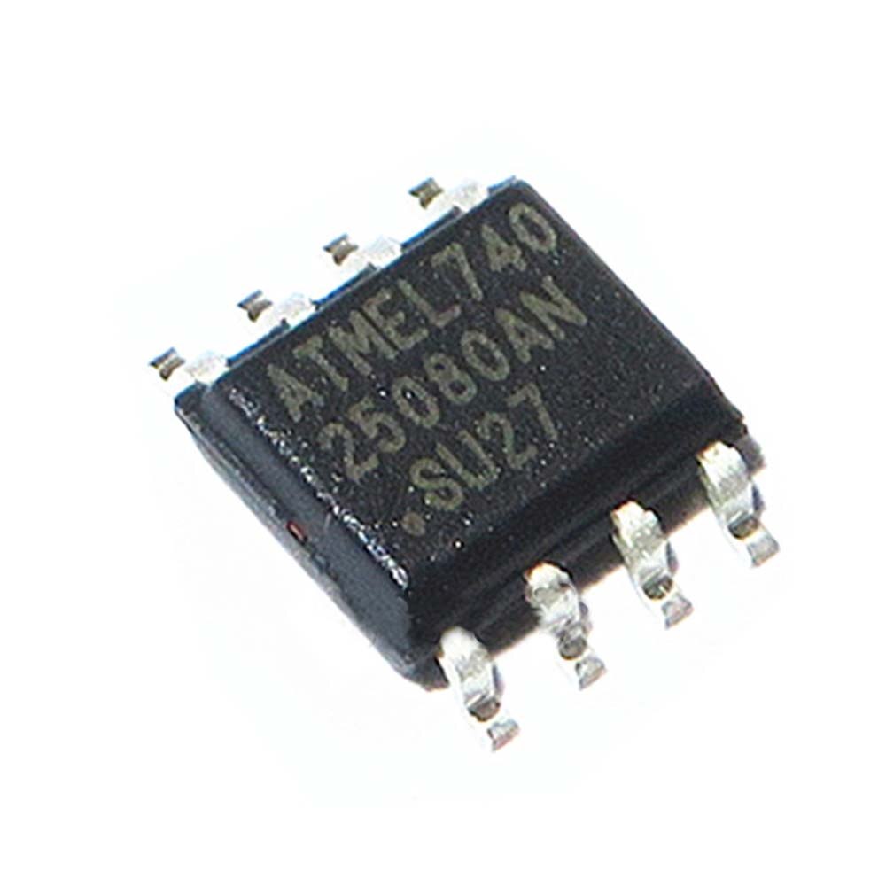10 PCS AT25080AN-10SU-2.7 SOP-8 AT25080 25080AN SU27 SPI Serial EEPROMs Chip IC