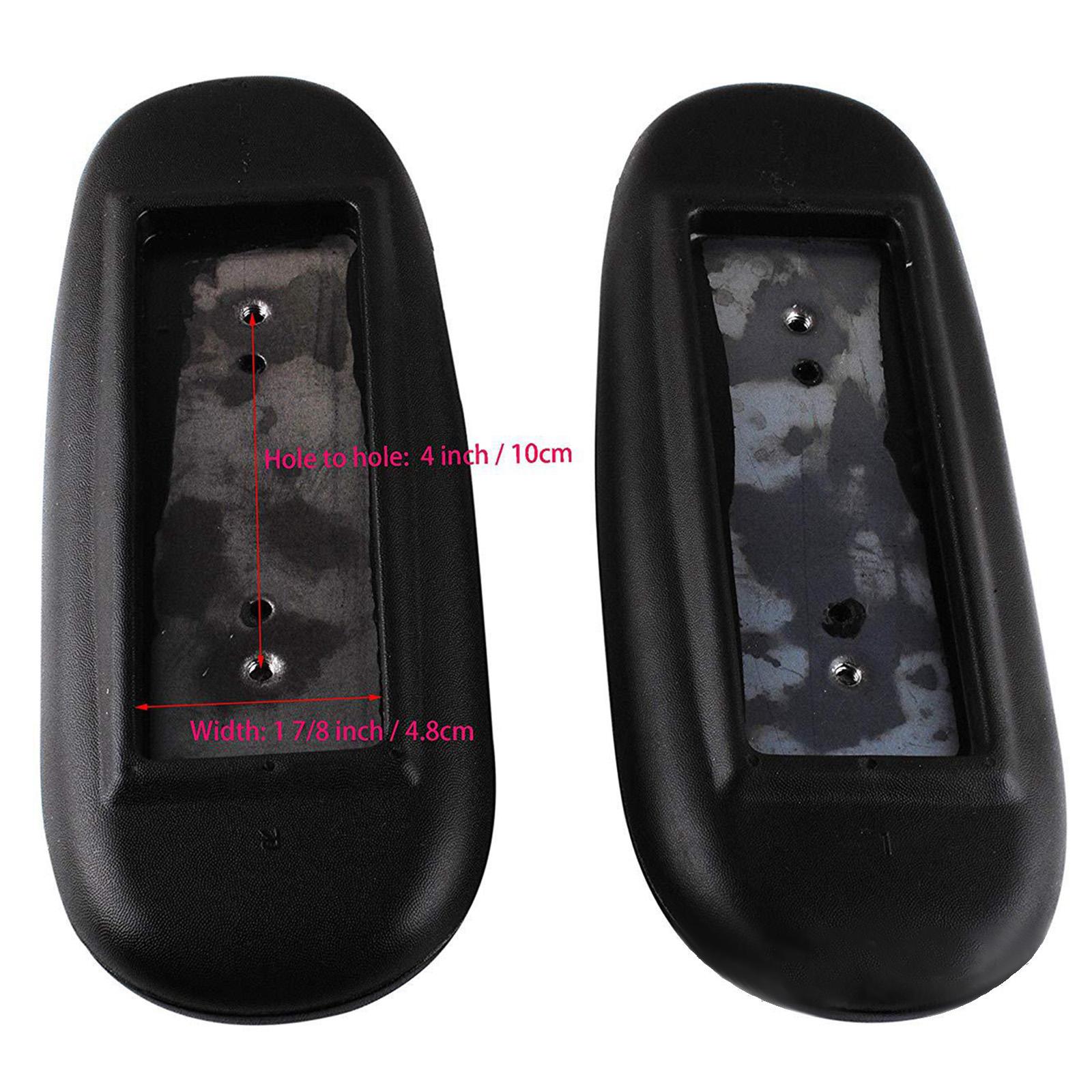 2 Pieces Fittings Armrest Covers Armrest Arm Replacement Comfort Memory Foam Replacement Cushion Armrest Pads for Gaming Chair