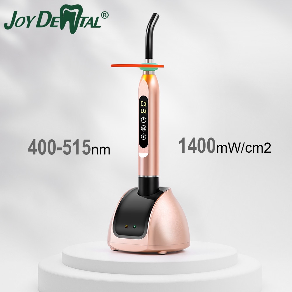LED Dental Curing Light 1400mW/cm2 Cordless Light-cured Lamp for Resin Dentistry Photopolymerizer 2200mAh Battery Dentist Tools