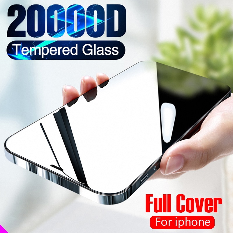 99D Full Cover Tempered Glass On For iPhone 11 12 13 14 Pro Max X XR XS Max 12 mini Screen Protector For iPhone 6s 7 8 Plus Film